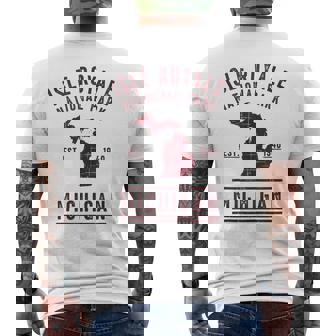 Isle Royale National Park Est 1940 Michigan Tank Top Men's Back Print T-Shirt | Mazezy