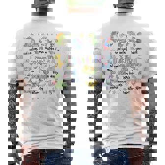 It's Ok To Be Different Autism Dinosaur Autism Awareness Men's T-shirt Back Print - Thegiftio