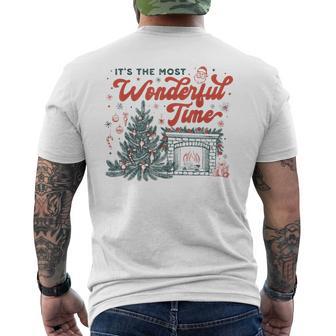 It's The Most Wonderful Time Of The Year Christmas Men's T-shirt Back Print - Thegiftio UK
