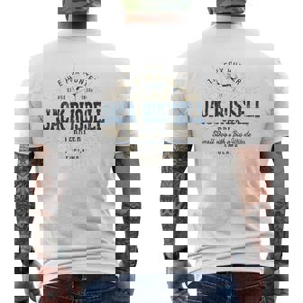 Jack Russell Terrier ヴィンテージジャック・ラッセル・テリア 長袖tシャツ メンズTシャツ バックプリント - Kawaiitshirt