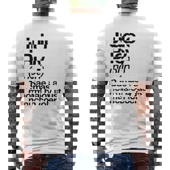 Judo Boy Definition Martial Arts Men's Back Print T-Shirt | Mazezy