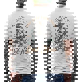 You Just Yee'd Your Last Haw Western Cat Cowboy Men's T-shirt Back Print - Monsterry