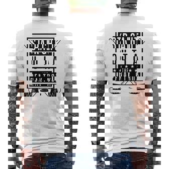 Kids Ice Hockey Player Straight Outta The Penalty Box Kids Men's Back Print T-Shirt | Mazezy