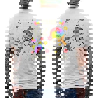 Kids This Kid Loves Table Tennis Lover Kids 70s Outfit Ping Pong Men's Back Print T-Shirt | Mazezy