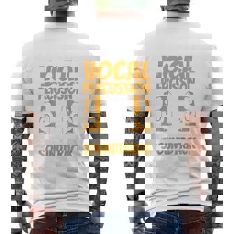 Kids Music Beat Beatboxer Rapper Hip-Hop Musician Kids Beatboxing Men's Back Print T-Shirt | Mazezy