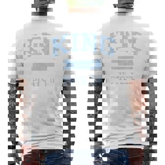 King High School HS Tampa FL PHYS Ed Men's Back Print T-Shirt | Mazezy