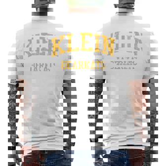 Klein High School HS Klein TX Vintage Sports Men's Back Print T-Shirt | Mazezy