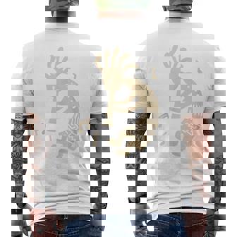 Kokopelli Con Flauta Diosímbolo De Fertilidad Y Alegría Camiseta Hombre Estampado Espalda - Regaloses