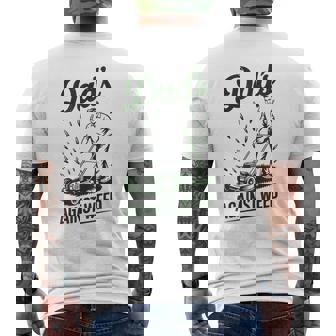 Lawn Mowing Dads Against Weed Mower Dad Gardening Men's T-shirt Back Print | Seseable FR