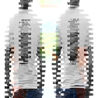 My Other Life Is On The Road Adventure And Cycling Men's Back Print T-Shirt | Mazezy