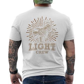 Light Crew シアターライティングテクニシャン ステージライティング メンズTシャツ バックプリント - Kawaiitshirt