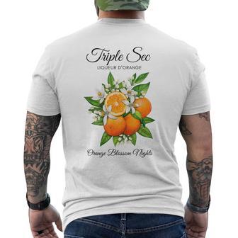 Liqueur D'orange Tripleecouvenir De France T-shirt imprimé au dos - Cadeauxyz