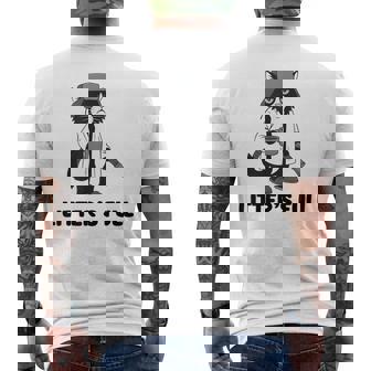 Litter’S Full Cat Christmas Humor Quote Men's T-shirt Back Print - Monsterry