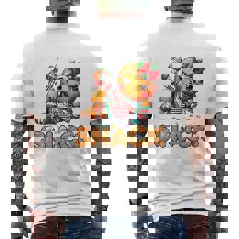 Out Here Looking Like A Snack Boujee Xmas Gingerbread Men's T-shirt Back Print - Thegiftio