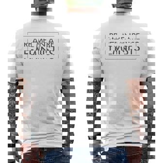 Los Hombres Deerdadon Feministas Feministas Citas 4 Camiseta Hombre Estampado Espalda - Regaloses