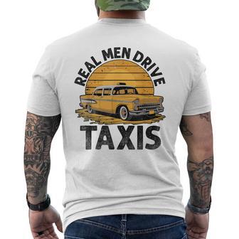 Los Hombres Reales Conducen Taxis Taxista Taxista Camiseta Hombre Estampado Espalda - Regaloses