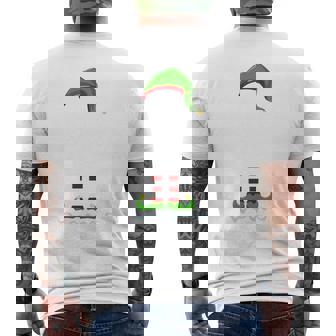 Lovable Elf Squad Xmas Family Matching Group Christmas Elf Men's T-shirt Back Print | Seseable CA