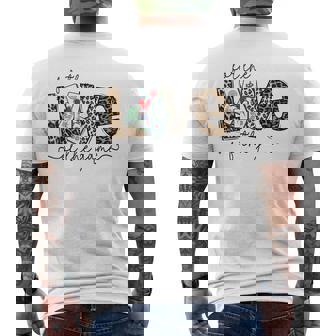 Love For The Game Mahjong Love Playing Chinese Game Men's T-shirt Back Print - Monsterry