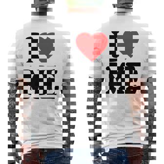 I Love Me · I Heart Me Y2k · 私は私を愛してます メンズTシャツ バックプリント - Kawaiitshirt