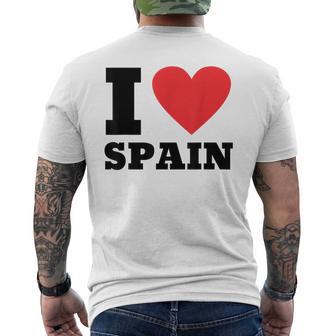 I Lovepain I Heartpain Family Travel España Camiseta Hombre Estampado Espalda - Regaloses