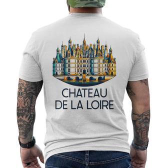 Majestueux Château De La Loire -Ouvenir De France T-shirt imprimé au dos - Cadeauxyz