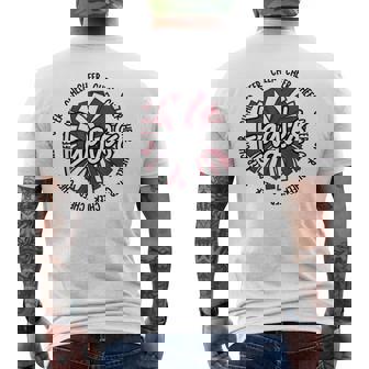 Maroon Eagles Cheer Mom Cheerleading Team Squad Coach Eagle Men's Back Print T-Shirt | Mazezy