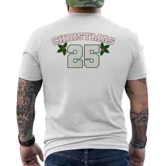 Matching Christmas 25 Men's T-shirt Back Print - Thegiftio UK