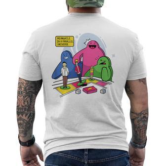 Meeples In Alternate Reality Univers Parallèle Du Jeu Deociété T-shirt imprimé au dos - Cadeauxyz