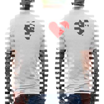 Merry Christmas I Love The Xmas Spirit Tri-Blend Men's T-shirt Back Print - Monsterry