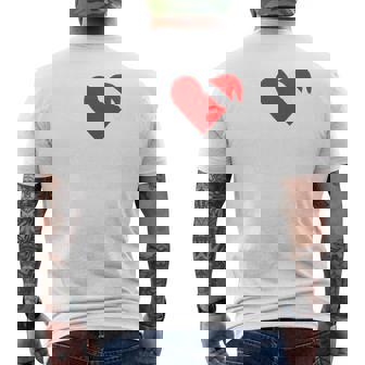 Merry Christmas I Love Childhood Nostalgia Tri-Blend Men's T-shirt Back Print - Monsterry