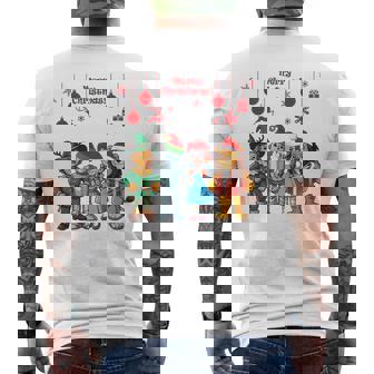 Merry Christmas The Wonderful Wizard Of Oz Xmas Day Men's T-shirt Back Print | Mazezy