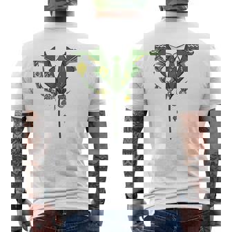 Military Or Army General Halloween Kids Costume Men's Back Print T-Shirt | Mazezy