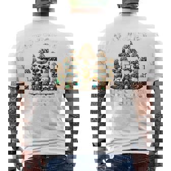 Morel Mushroom Hunting Morchella Foraging My Lucky Shrooming Men's Back Print T-Shirt | Mazezy