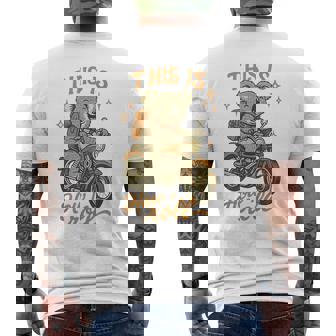 Motorcycle Dirt Bike Koala Biker Racing This Is How I Roll Tank Top Men's Back Print T-Shirt | Mazezy