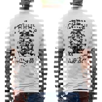 Muay Thai Boxing Thai Boxing For Boxer Men's Back Print T-Shirt | Mazezy