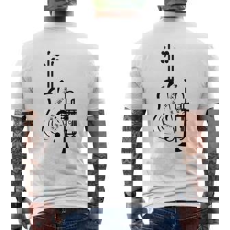 Musical Sheet Music Musicians Clef Sheet Music Tank Top Men's Back Print T-Shirt | Mazezy