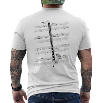 Musicienne Professeur De Clarinette De Basse T-shirt imprimé au dos - Cadeauxyz