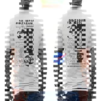 Nasa 宇宙ミッション・ディメンション メンズTシャツ バックプリント - Kawaiitshirt