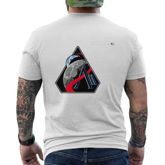 Nasa Artemis Ii Mission Patch Worm Logo Tri-Blend Men's T-shirt Back Print - Thegiftio UK