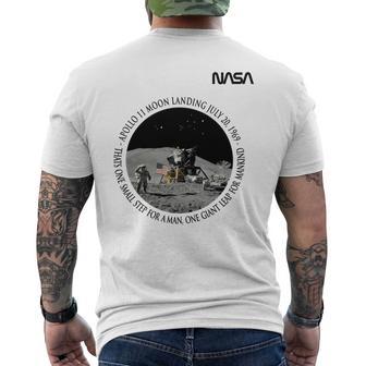 Nasa アポロ11号 月面着陸 1969年7月20日 長袖tシャツ メンズTシャツ バックプリント - Kawaiitshirt