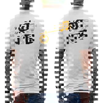 Got Notes Music Composer Compose Song Men's Back Print T-Shirt | Mazezy