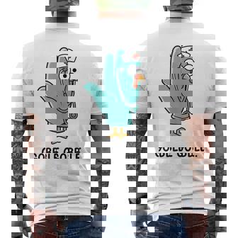 Nurse Turkey Gobble Gobble Thanksgiving Day Tank Top Men's Back Print T-Shirt | Mazezy