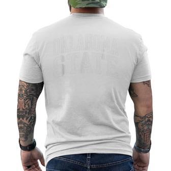 Oklahoma State American Usa Retro Vintage Outfit Men's T-shirt Back Print - Thegiftio