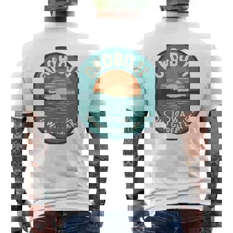 Okoboji Sunset Shirt Vintage Iowa Great Nature Men's Back Print T-Shirt | Mazezy