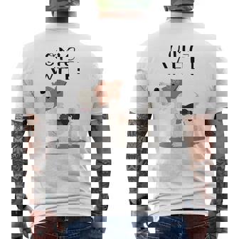 Omg Wft ワイヤーフォックステリアシャツ メンズTシャツ バックプリント - Kawaiitshirt