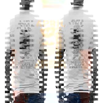 On Back 2006年4月 20歳の誕生日 20歳 テディベア メンズTシャツ バックプリント - Kawaiitshirt