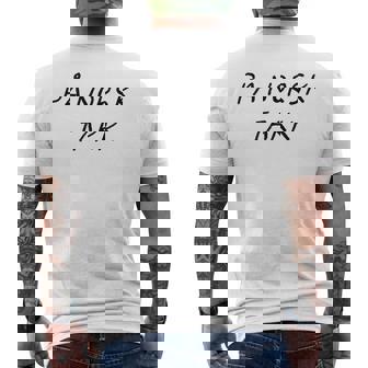 På Norsk Takk Norwegian Teacher Norway Back To School Men's Back Print T-Shirt | Mazezy