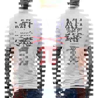 Pi Day Math Is A Piece Of Cake ファニーtシャツ 314用 メンズTシャツ バックプリント - Kawaiitshirt