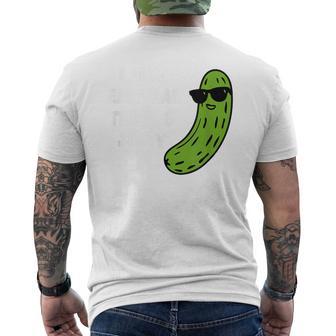 Pickle I Like 'Em Real Thick And Juicy Jokes Men's T-shirt Back Print - Thegiftio UK