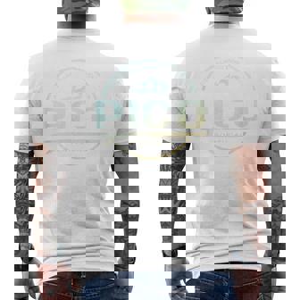 Pico Portugal レトロ ピコ ポルトガル ヴィンテージ サーフ メンズTシャツ バックプリント - Kawaiitshirt